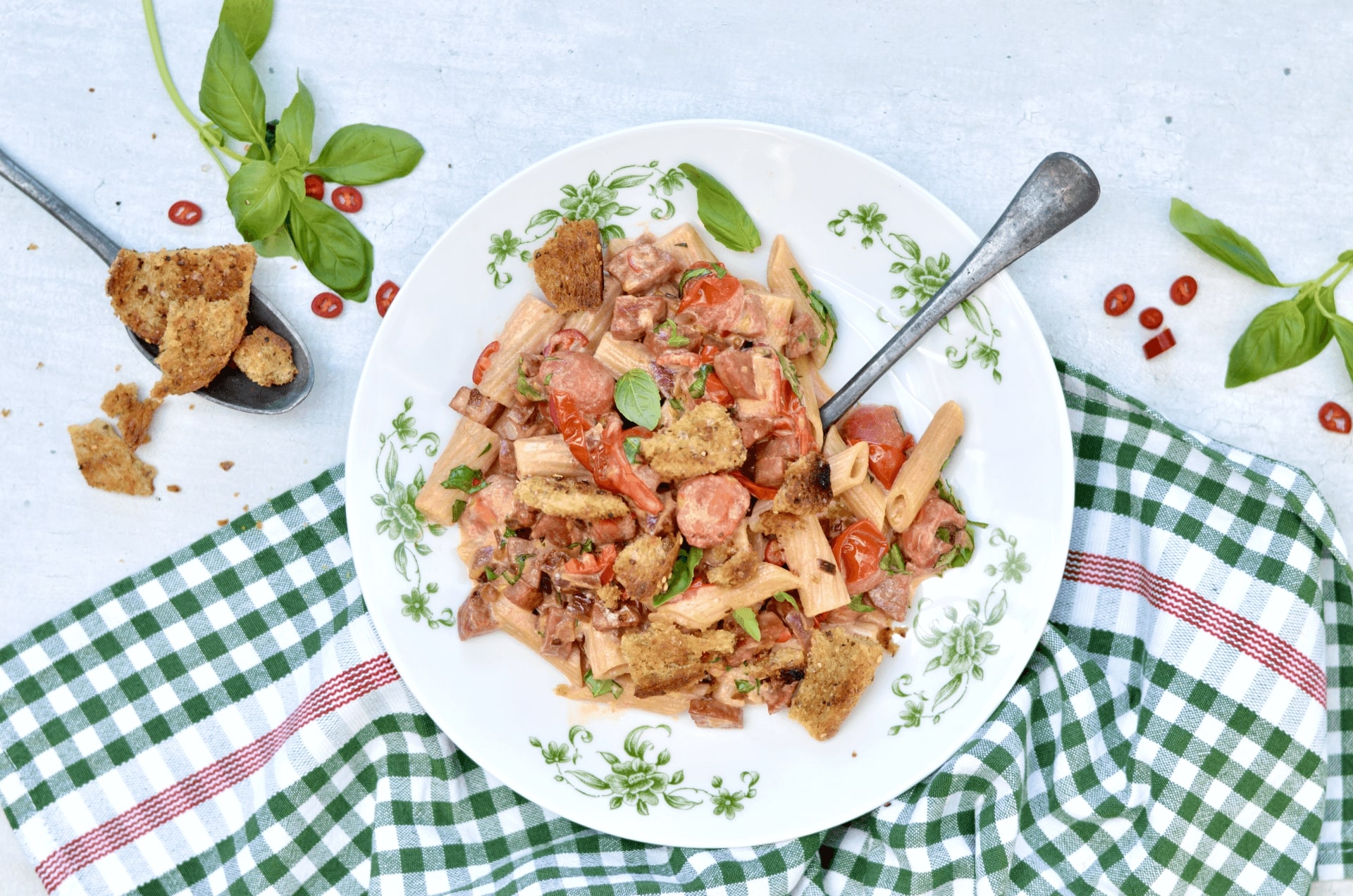 bakkerij van heeswijk snelle pasta met croutons