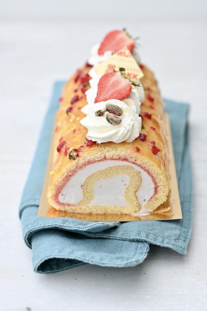 roll it strawberries