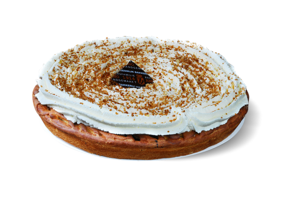 cream flan half