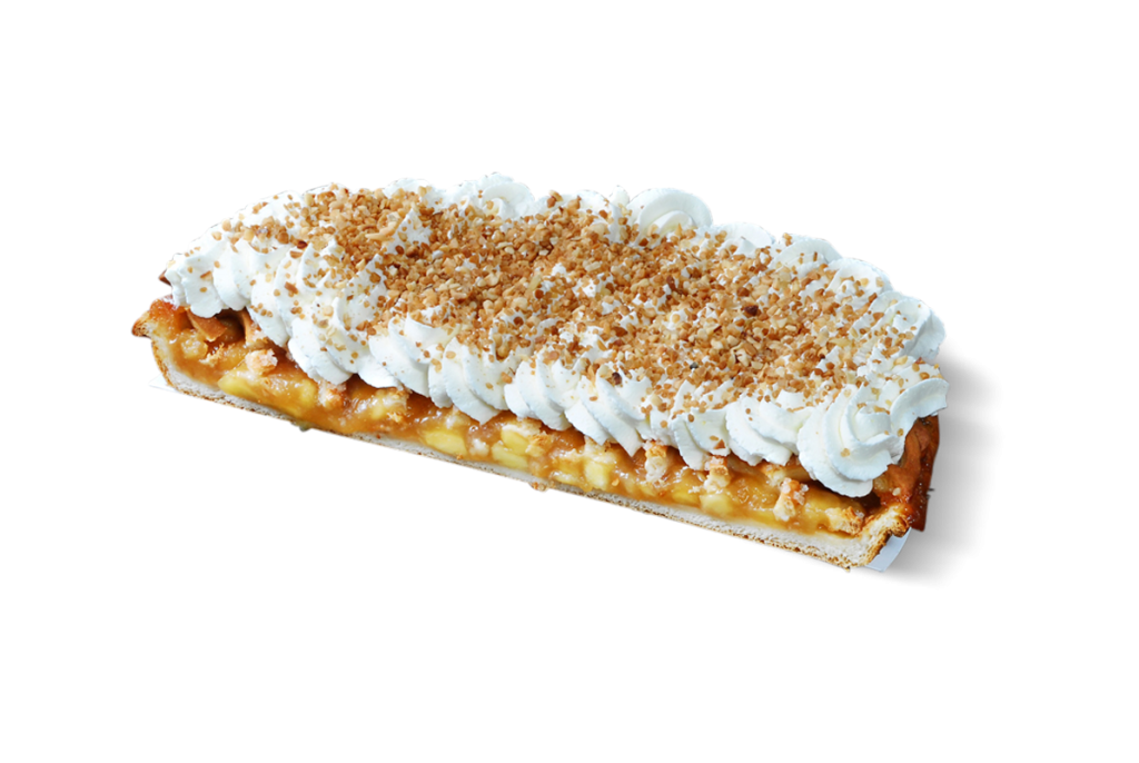 cream flan half